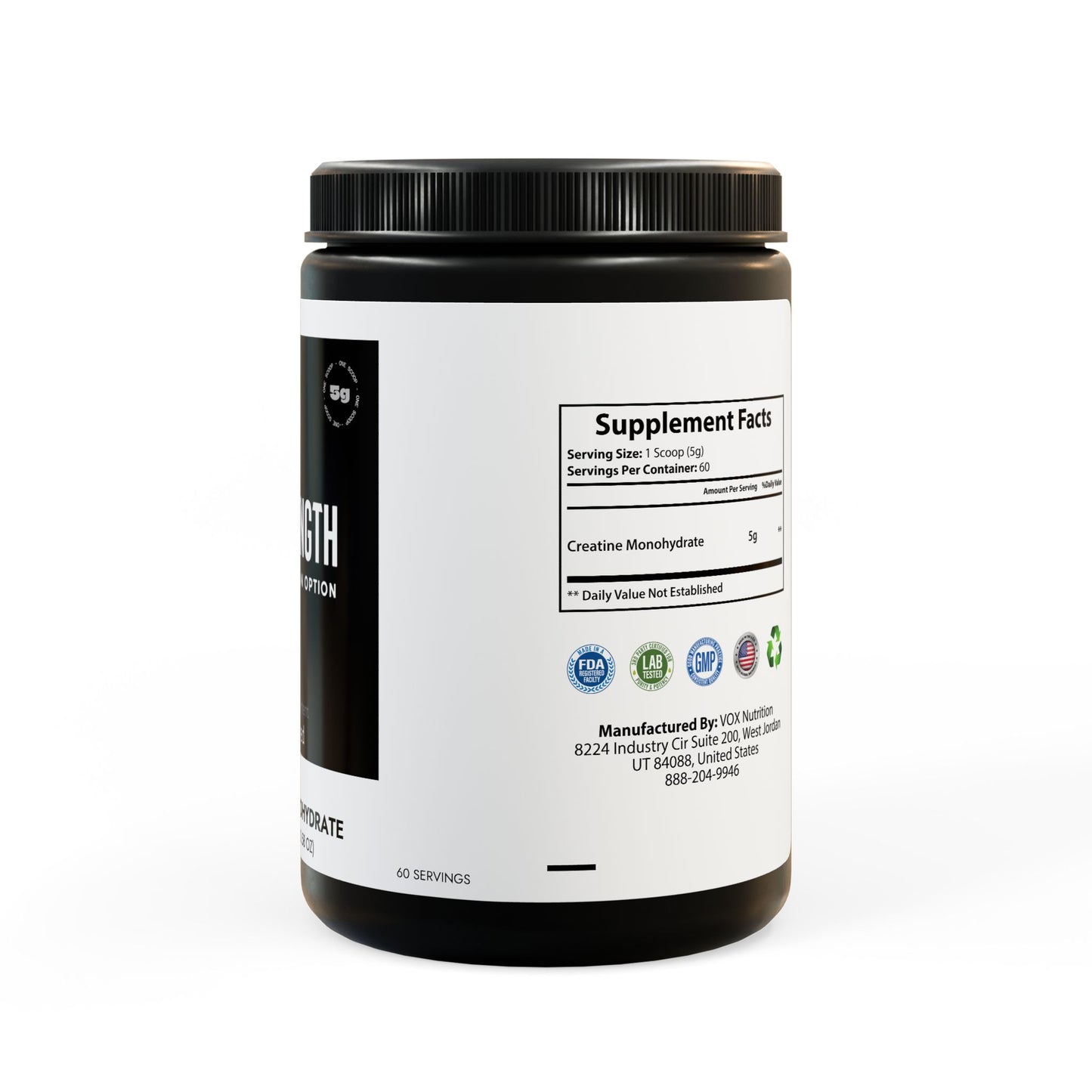 Creatine Monohydrate Supplement (300g, 10.58oz)