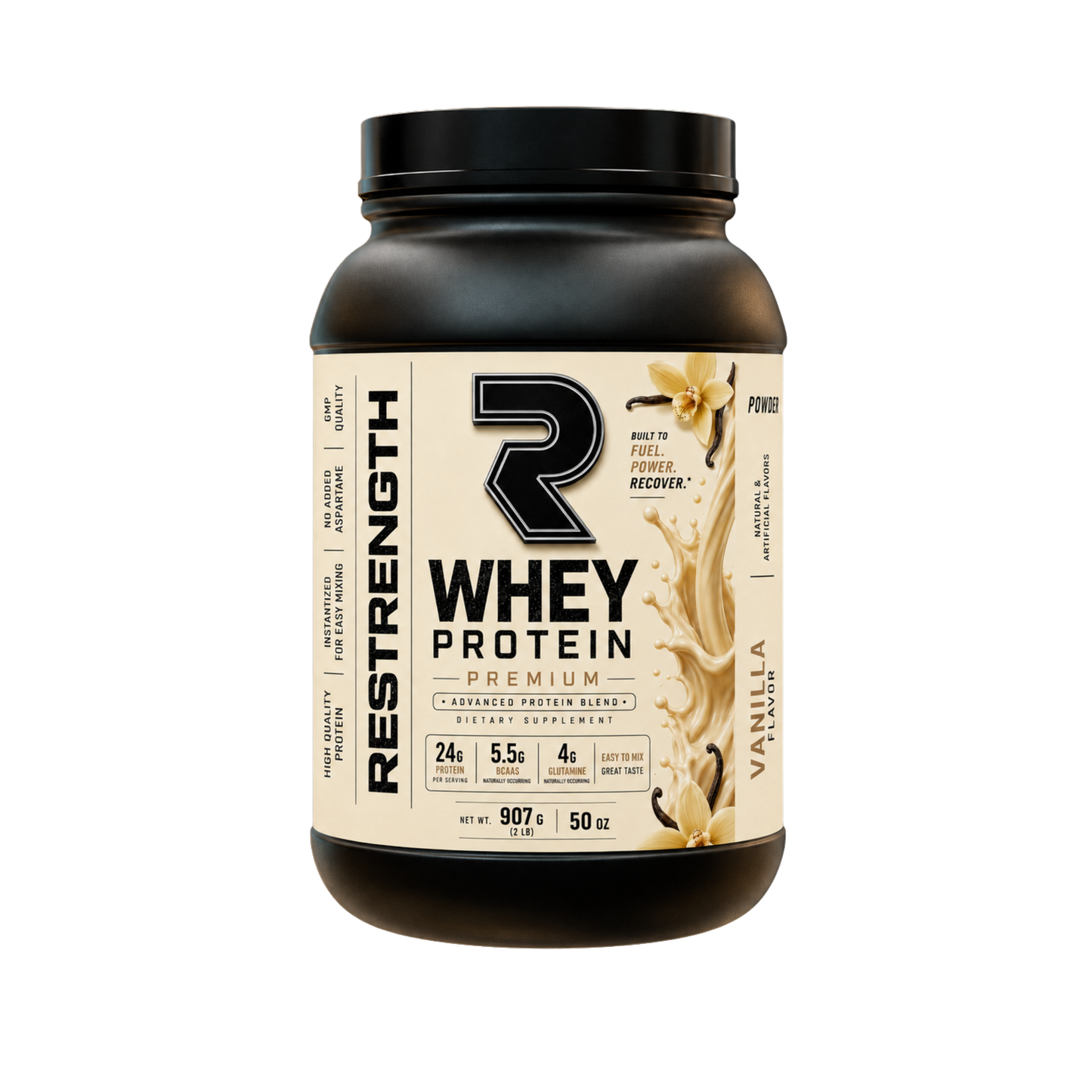 Premium Whey Protein - Vanilla (2lb, 50oz)