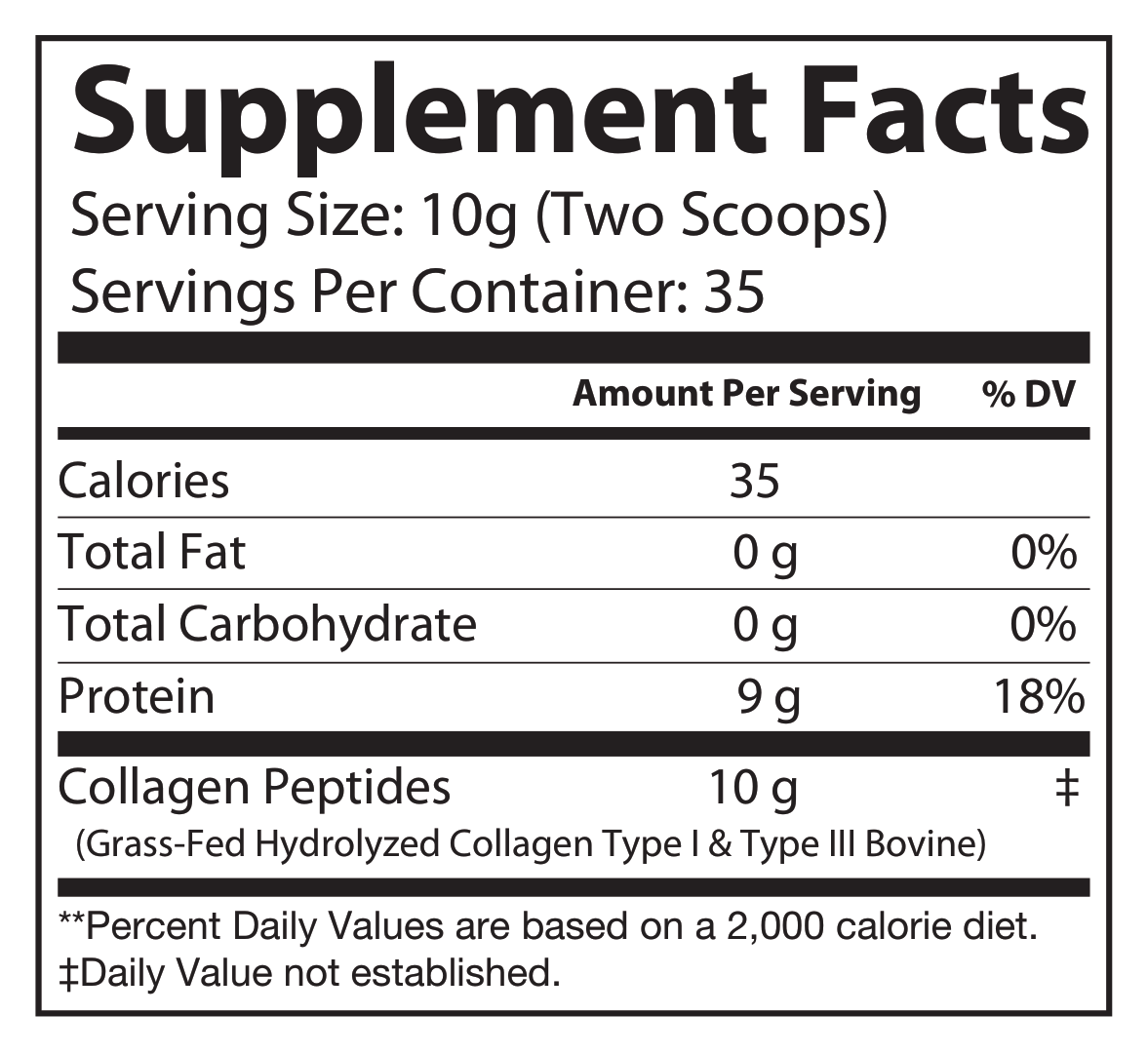 Collagen Type 1 & 3 Grass Fed (350g, 30oz)