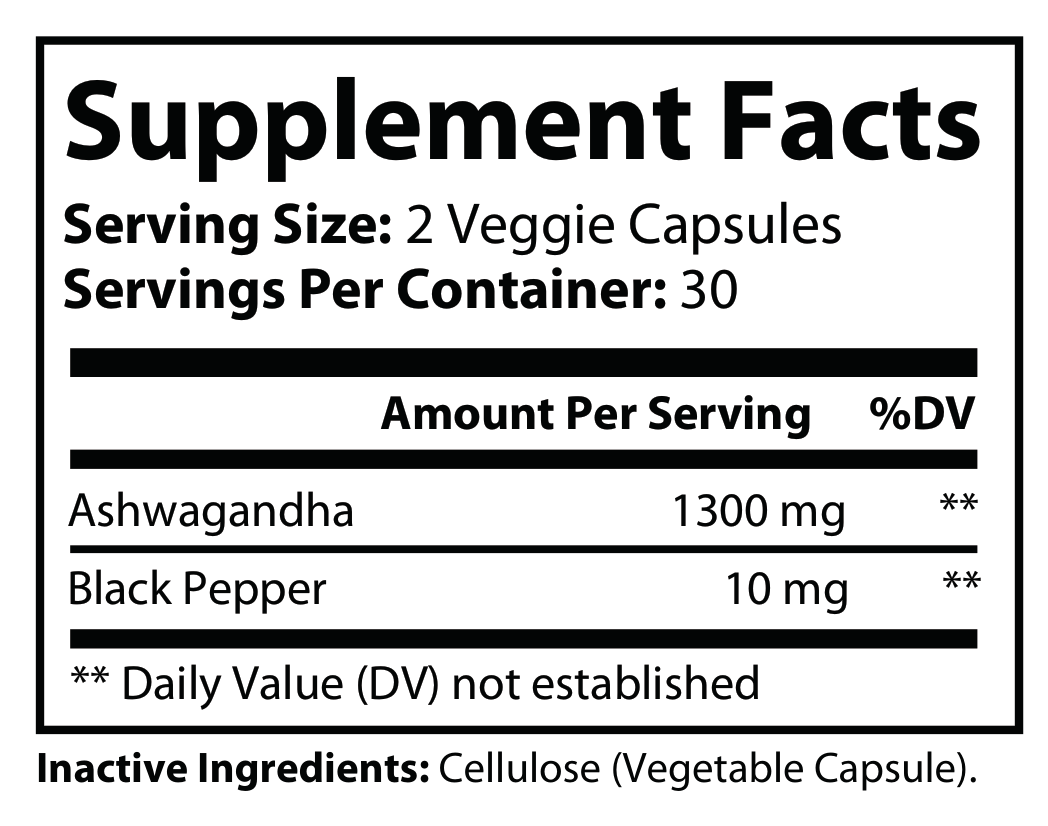 Ashwagandha (1300mg)